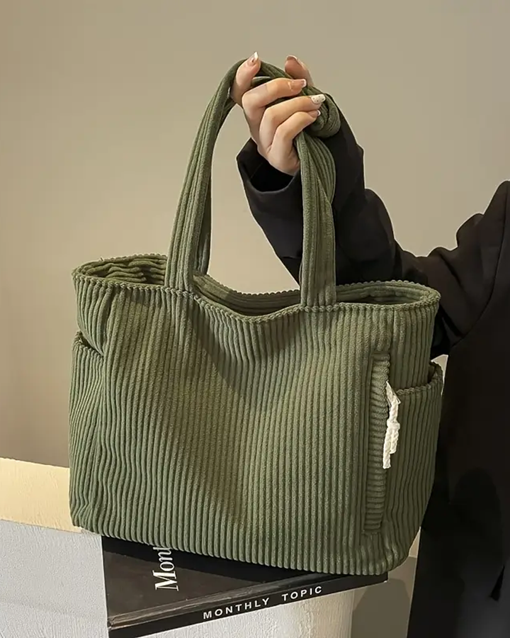Borsa a Spalla Donna a Coste Capiente Elegante - Vesarelli