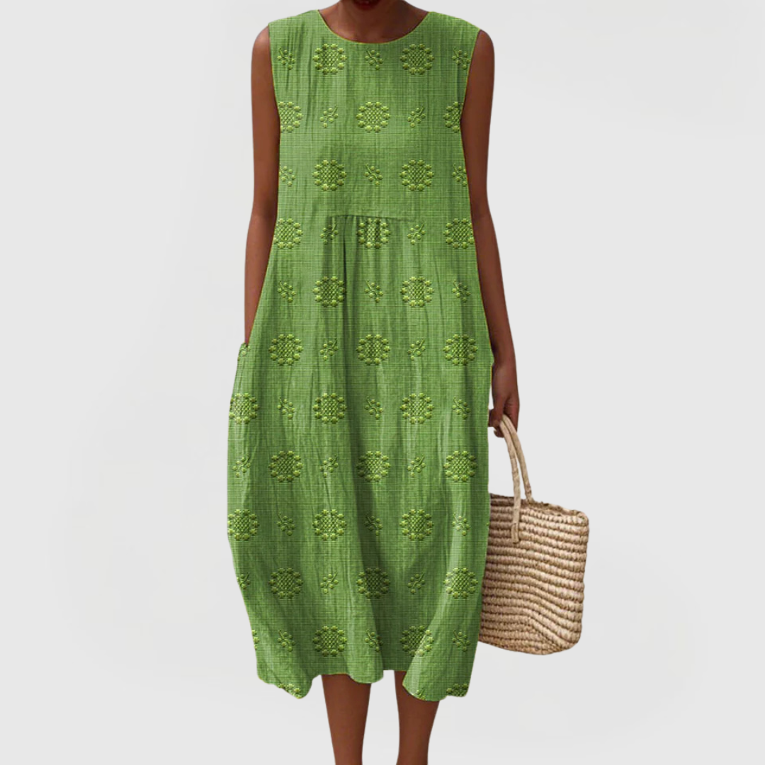 Abito Donna Elegante con Tasche Vestibilità Comoda - Vesarelli