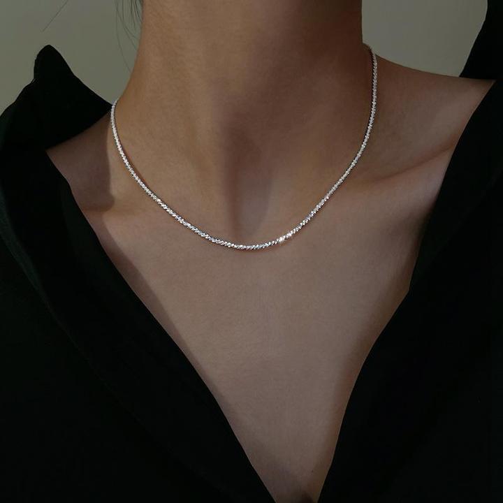 Set Collane Donna in Metallo Lucido Elegante