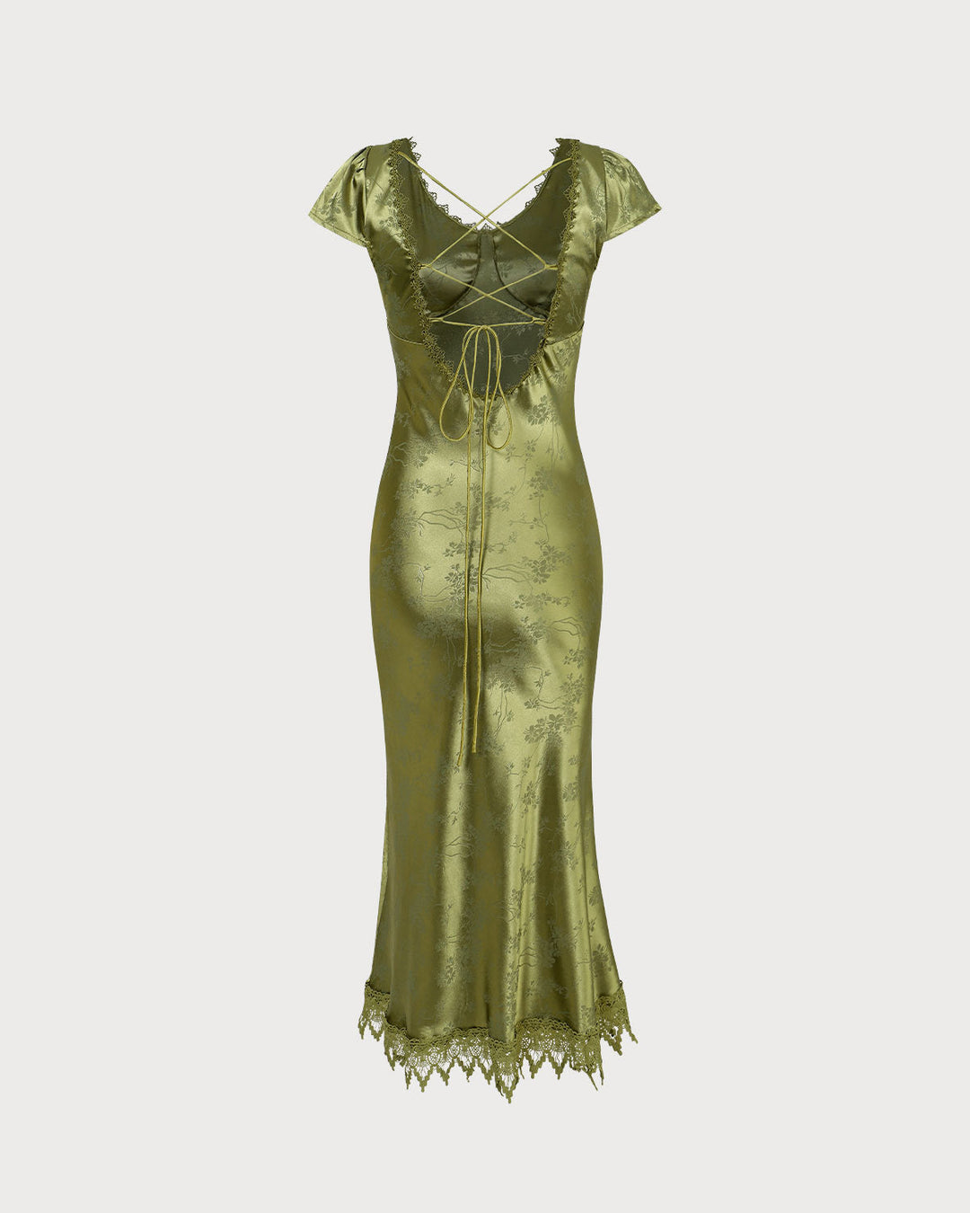 Abito Midi Donna Jacquard Manica Corta Elegante