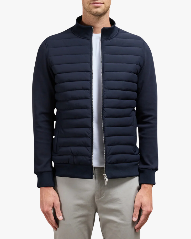 Giacca Ibrida Uomo Tessuto Tecnico Vestibilità Comfort - Vesarelli