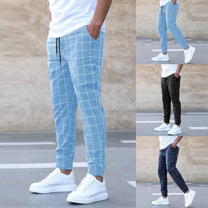 Pantaloni Uomo Classici Comfort Vestibilità Morbida