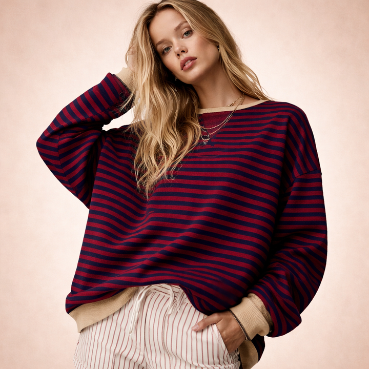 Felpa Donna Oversize Tessuto Morbido Stile Moderno