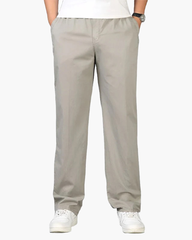 Pantaloni Uomo in Cotone Comfort Vestibilità Regolare Casual - Vesarelli