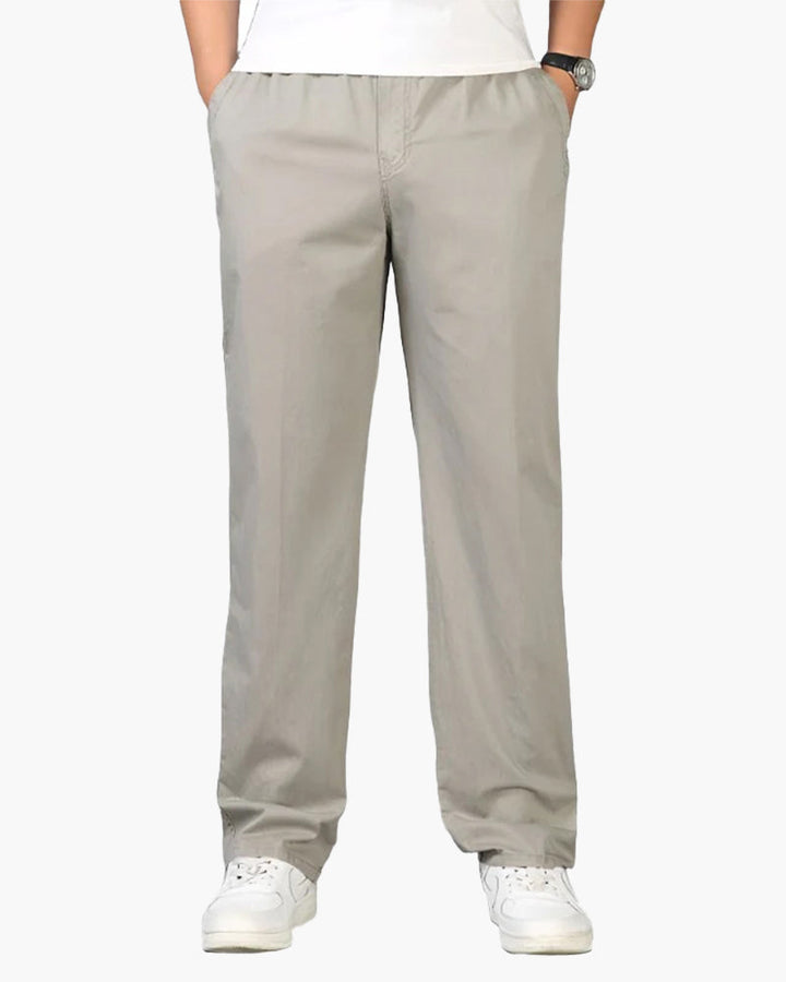 Pantaloni Uomo in Cotone Comfort Vestibilità Regolare Casual - Vesarelli