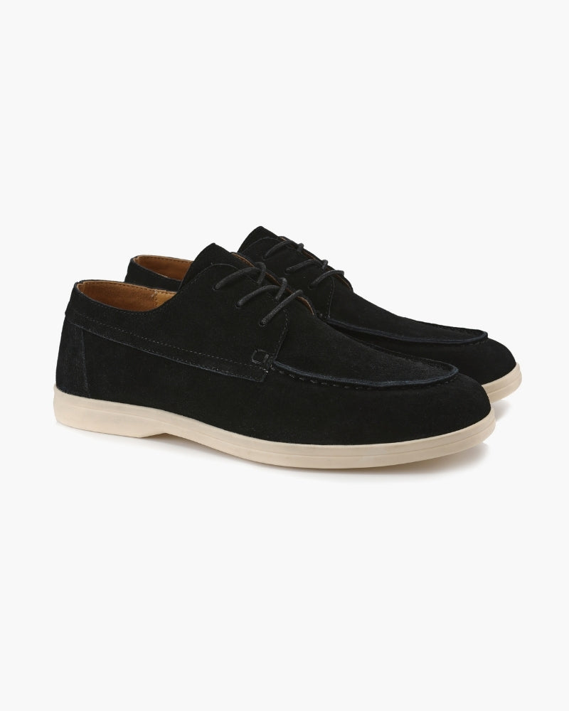 Scarpe Uomo in Camoscio con Lacci Comfort e Stile Casual