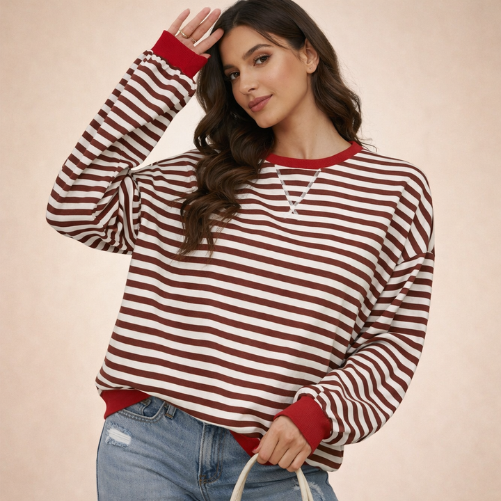 Felpa Donna Oversize Tessuto Morbido Stile Moderno
