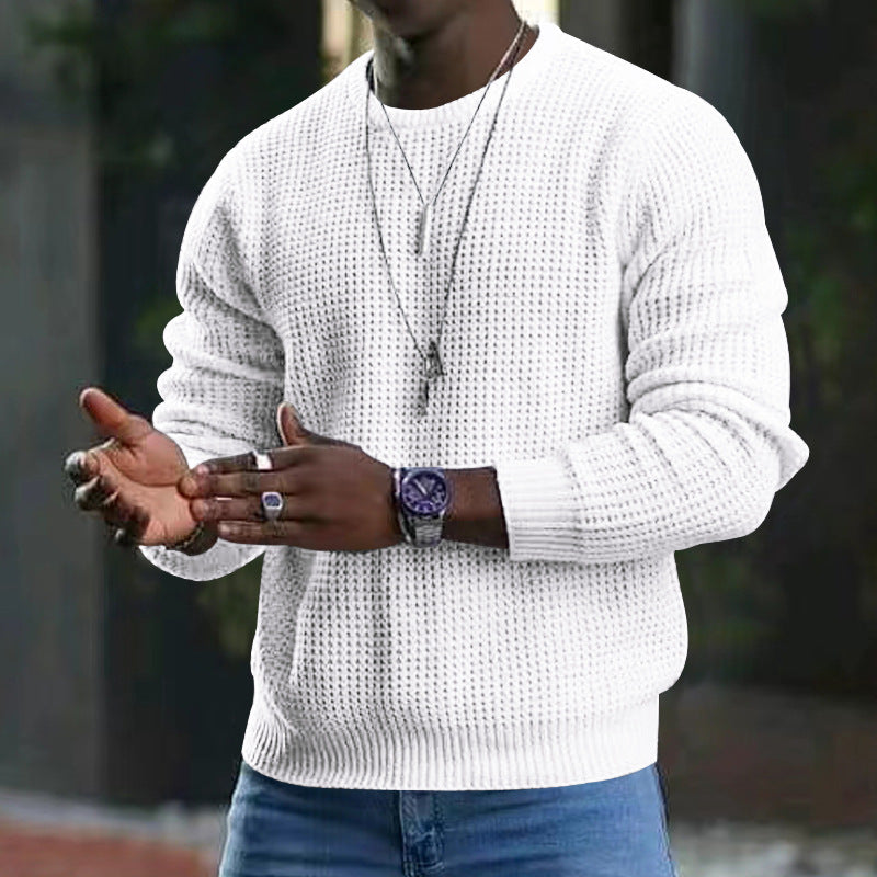 Maglione Uomo Girocollo Maniche Lunghe Estivo Morbido - Vesarelli