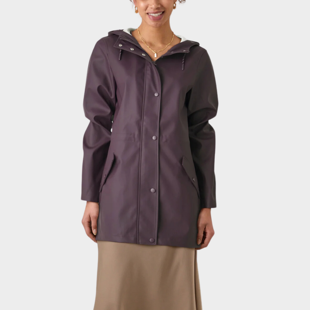 Giacca Impermeabile Donna Elegante Vestibilità Classica - Vesarelli