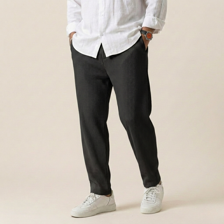 Pantaloni Uomo Morbidi Comodi Vestibilità Regular