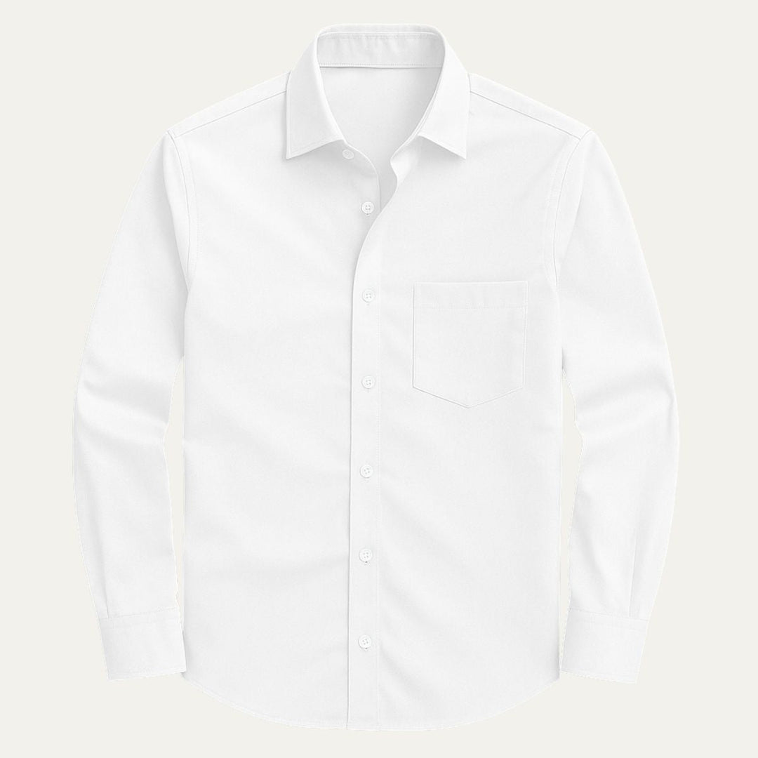 Camicia Uomo Formale Tessuto Lucido Slim Fit