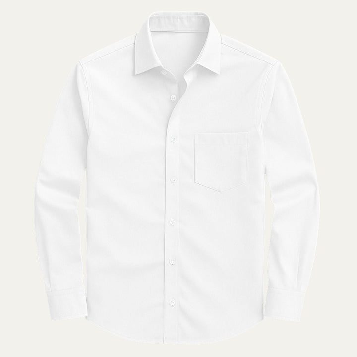 Camicia Uomo Formale Tessuto Lucido Slim Fit