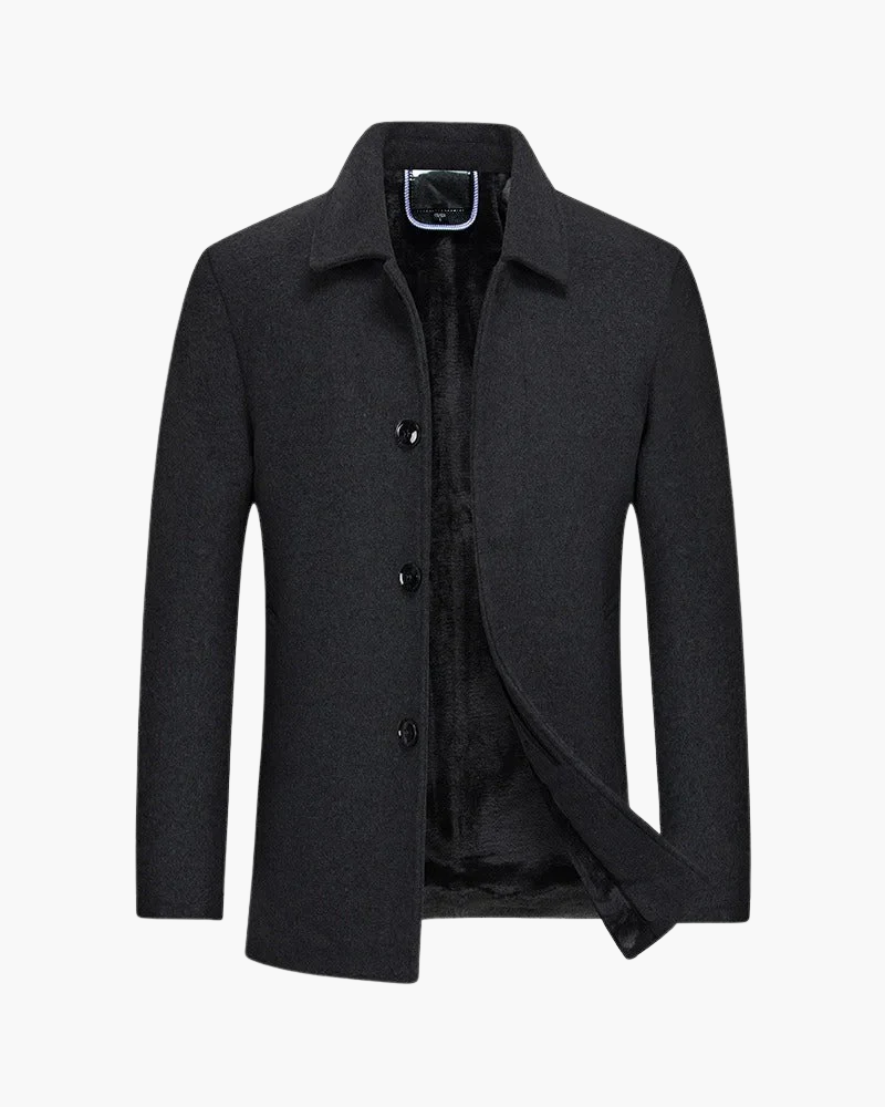 Giacca Uomo in Lana con Fodera in Pile Vestibilità Casual - Vesarelli