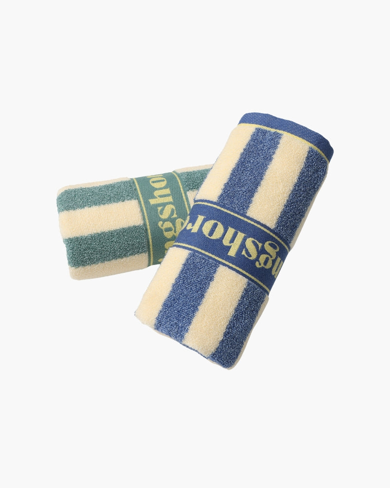 Asciugamano Unisex Cotone Spugna Compatto a Strisce