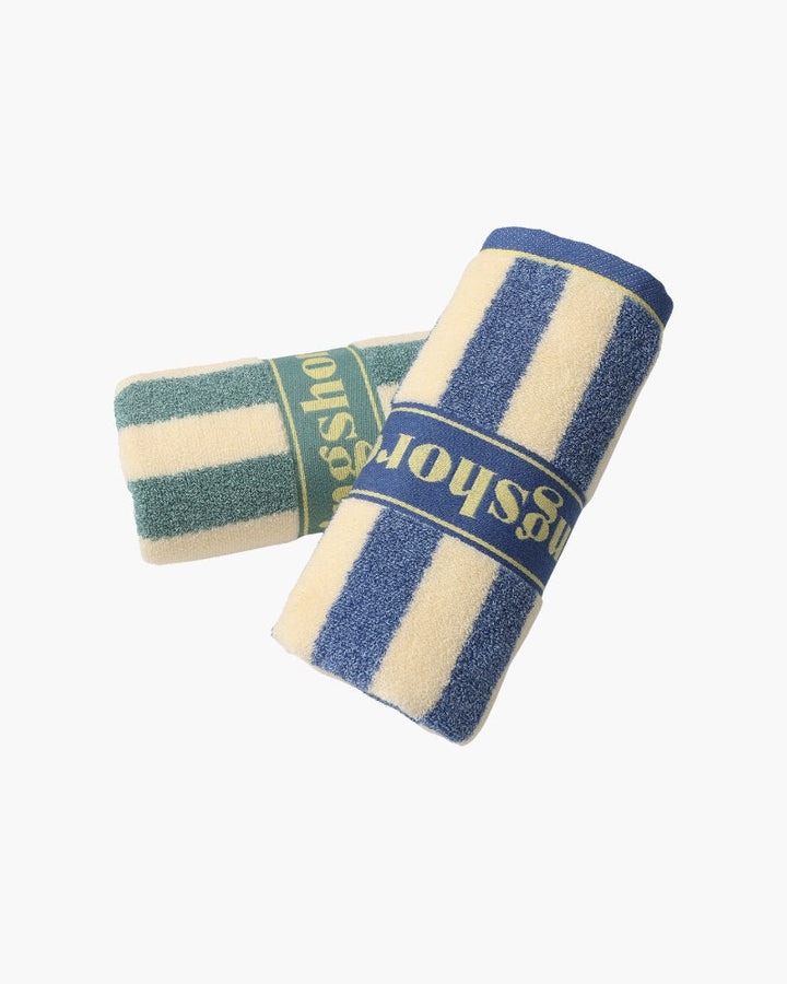 Asciugamano Unisex Cotone Spugna Compatto a Strisce