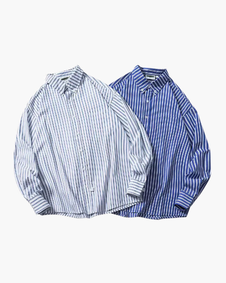 Camicia Oversize Uomo Tessuto Leggero Stile Moderno - Vesarelli