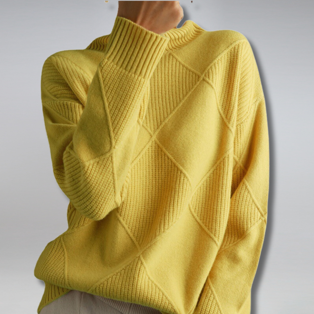 Maglione Donna Dolcevita Caldo Morbido