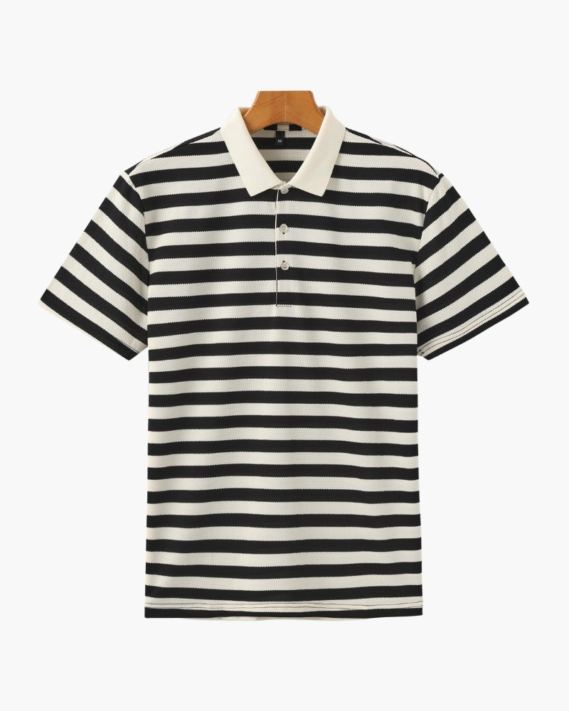 Polo Uomo in Maglia Testurizzata Stile Casual Raffinato - Vesarelli