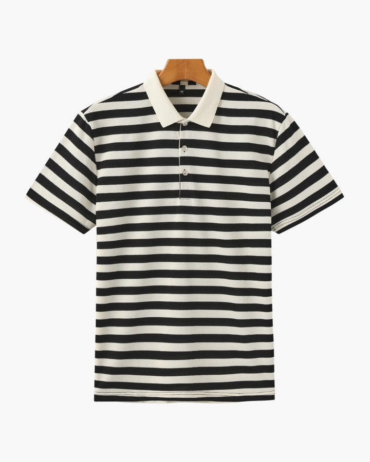 Polo Uomo in Maglia Testurizzata Stile Casual Raffinato - Vesarelli