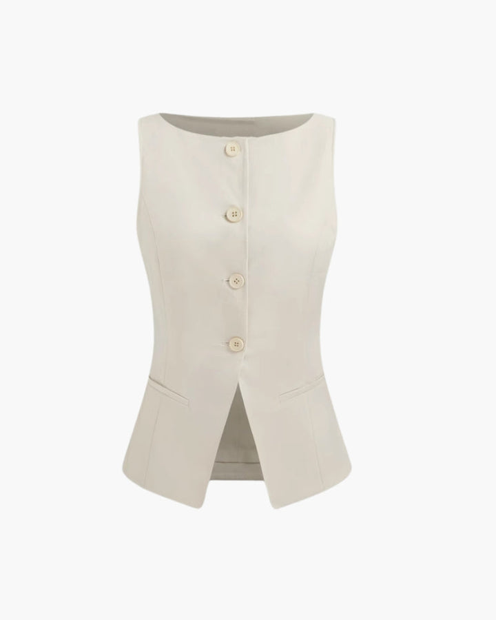 Gilet Uomo Sartoriale Elasticizzato Senza Maniche - Vesarelli