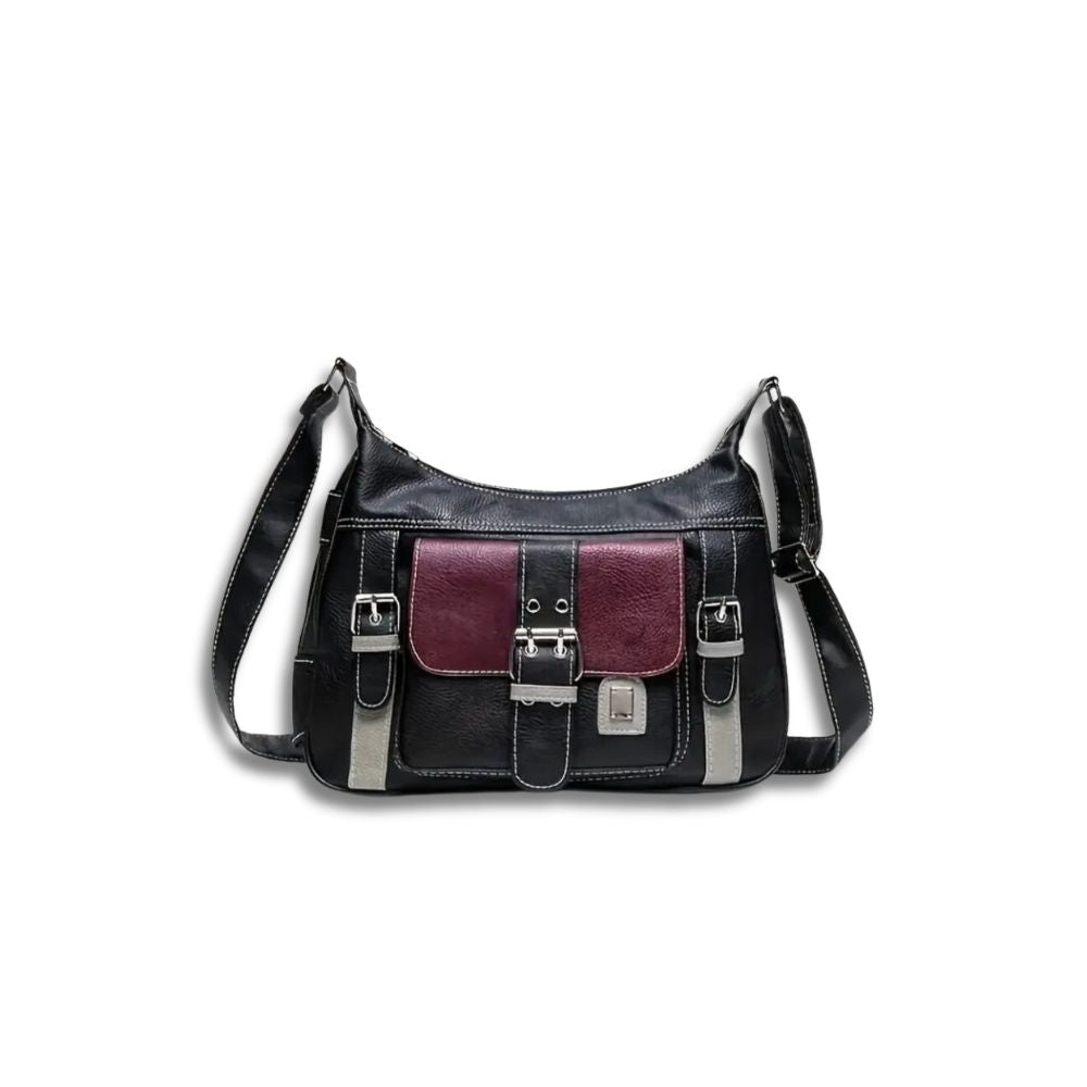 Borsa Tracolla Donna in Pelle PU Stile Vintage - Vesarelli