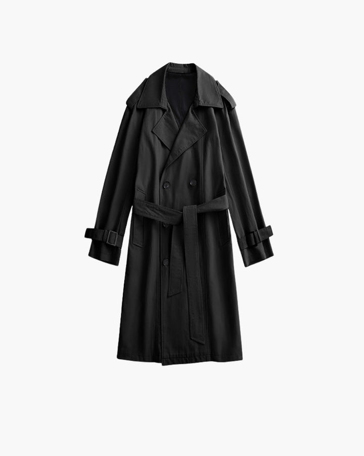 Cappotto Trench Uomo Doppiopetto Classico Vestibilità Regolare - Vesarelli
