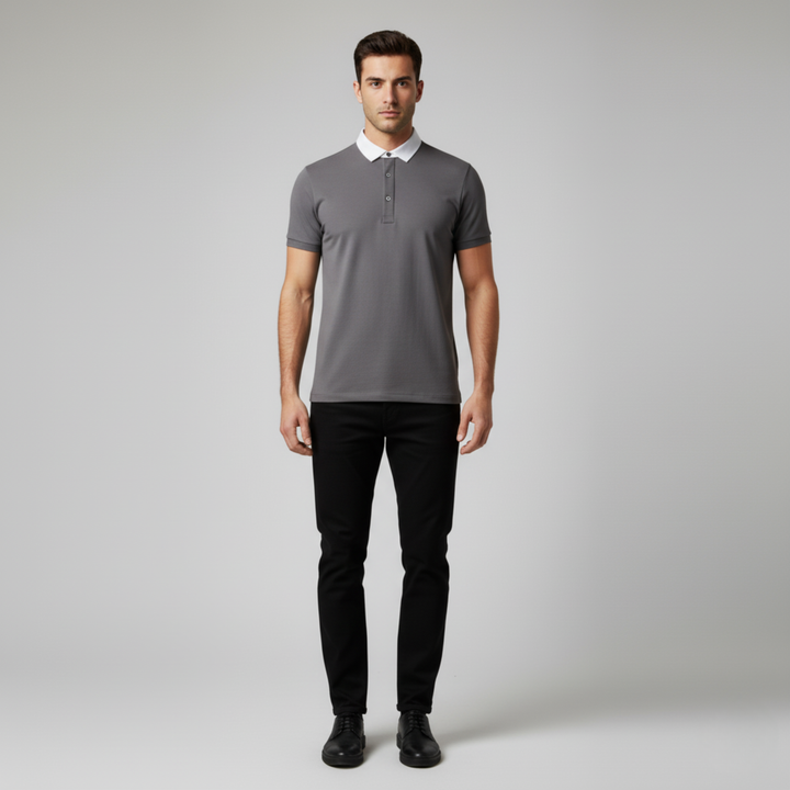 Polo Uomo Casual Elegante Manica Corta - Vesarelli