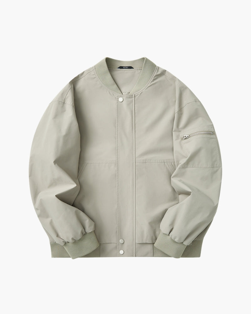 Giacca Bomber Uomo Tessuto Leggero Vestibilità Comfort - Vesarelli