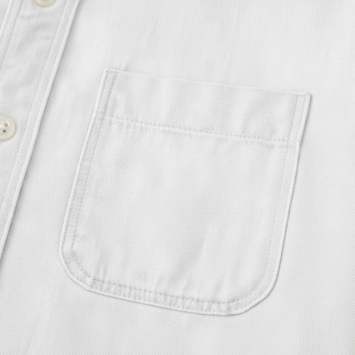 Camicia Uomo in Cotone Jeans Stile Casual