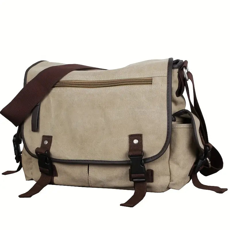 Borsa a Tracolla Unisex per Laptop in Tela Rigida - Vesarelli
