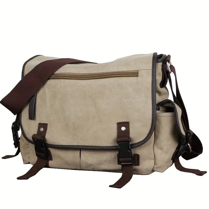 Borsa a Tracolla Unisex per Laptop in Tela Rigida - Vesarelli