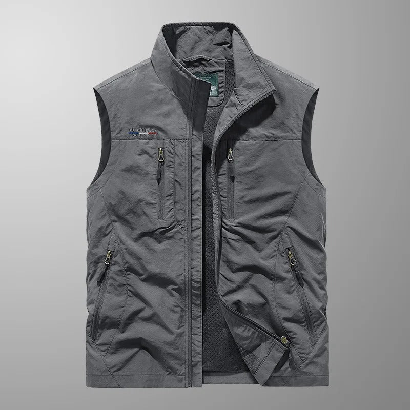 Gilet Uomo Multitasche Leggero Resistente e Comodo