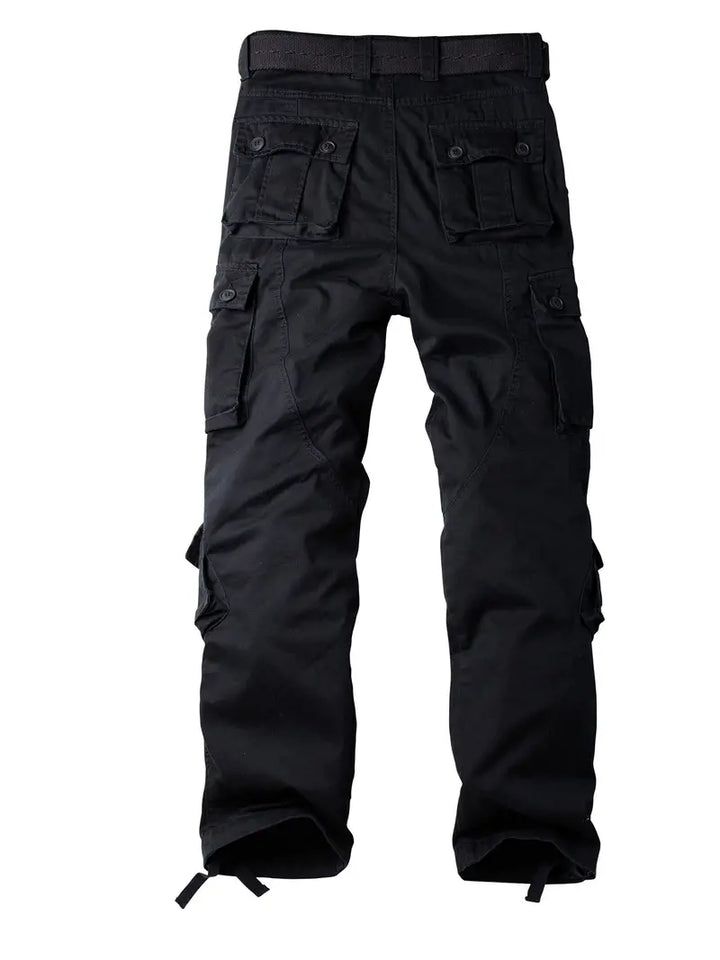 Pantaloni Cargo Uomo Cotone Comodi Vestibilità Regolare