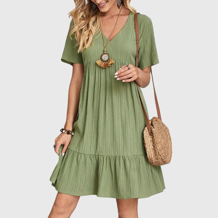 Abito Donna Elegante Taglio Valorizzante Vestibilità Lusinghiera