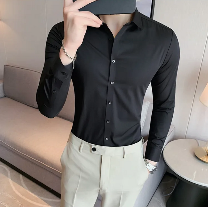 Camicia Uomo Slim Fit Elegante Classica