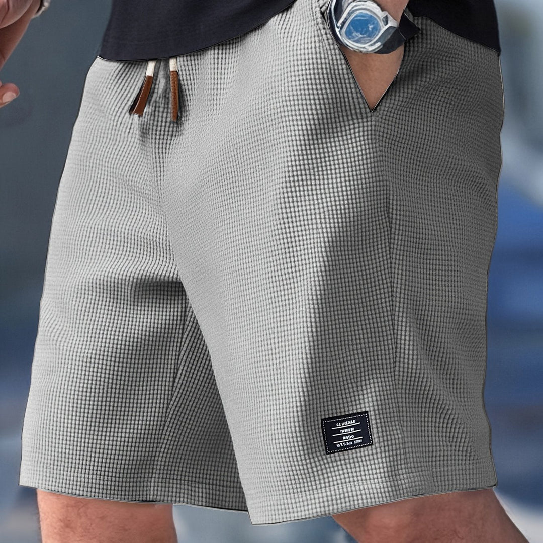 Pantaloncini Uomo Eleganti Tessuto Leggero Vestibilità Comoda