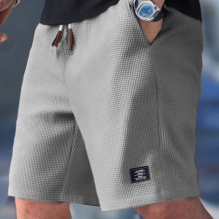 Pantaloncini Uomo Eleganti Tessuto Leggero Vestibilità Comoda