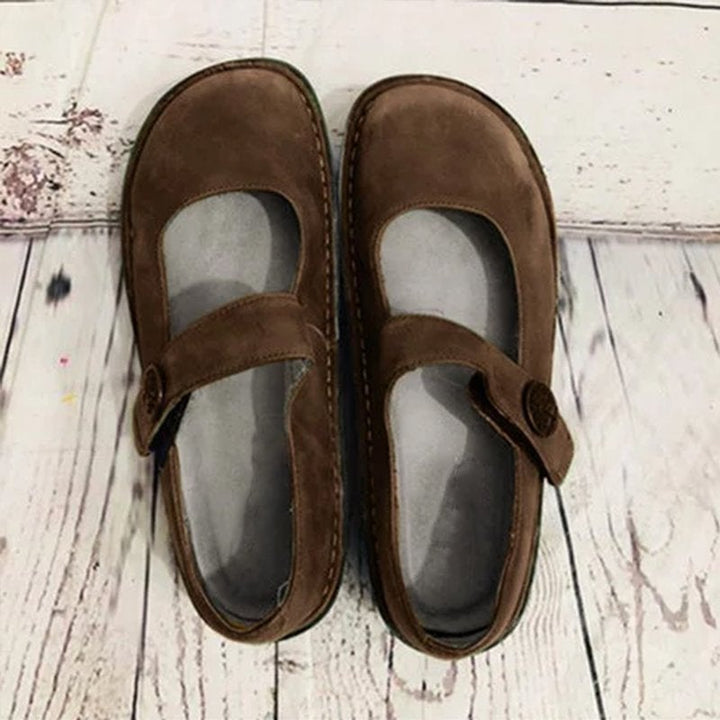 Scarpe Donna Pelle Scamosciata Comode Suola Morbida Casual - Vesarelli