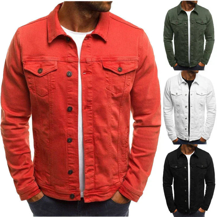 Giacca Uomo Button Down Tasche Comode Stile Pratico