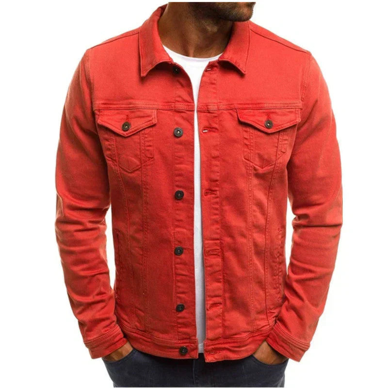 Giacca Uomo Button Down Tasche Comode Stile Pratico