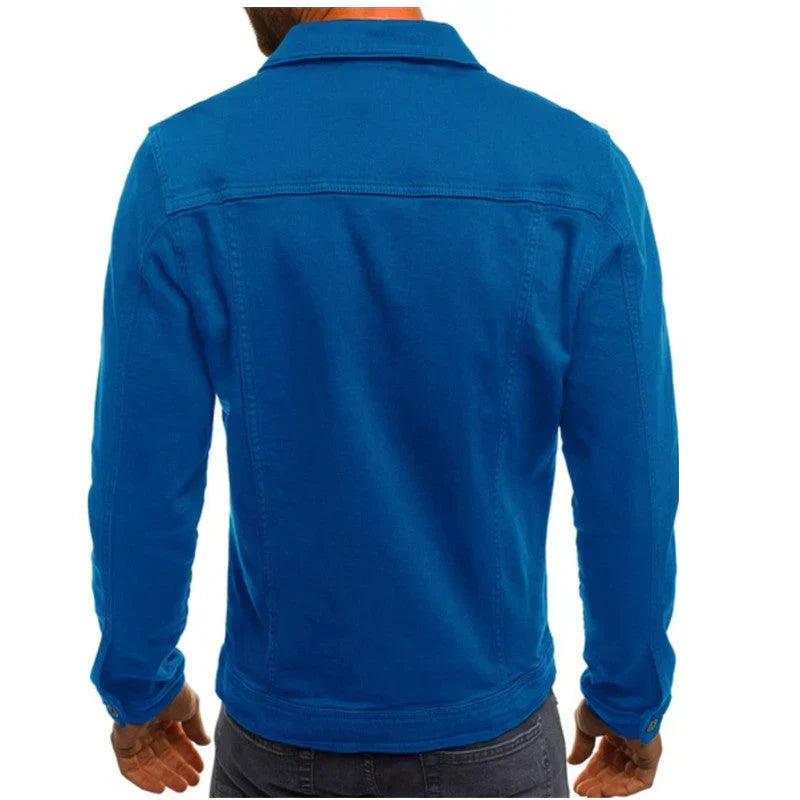 Giacca Uomo Button Down Tasche Comode Stile Pratico