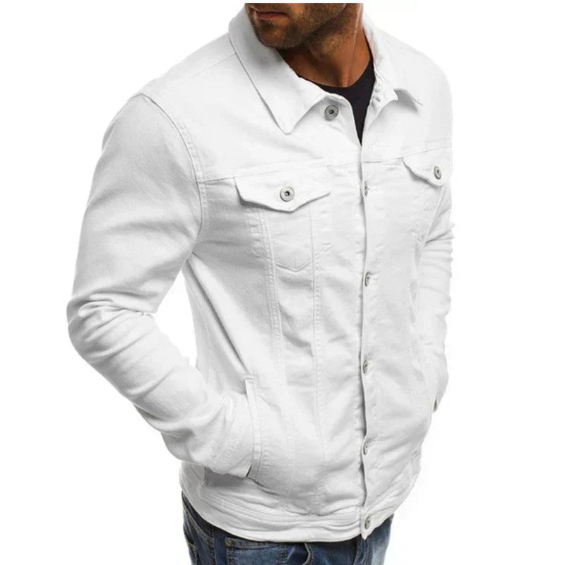 Giacca Uomo Button Down Tasche Comode Stile Pratico
