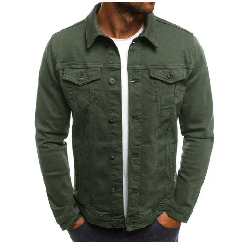 Giacca Uomo Button Down Tasche Comode Stile Pratico