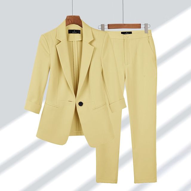 Completo Donna Blazer e Pantaloni Professionali Classici