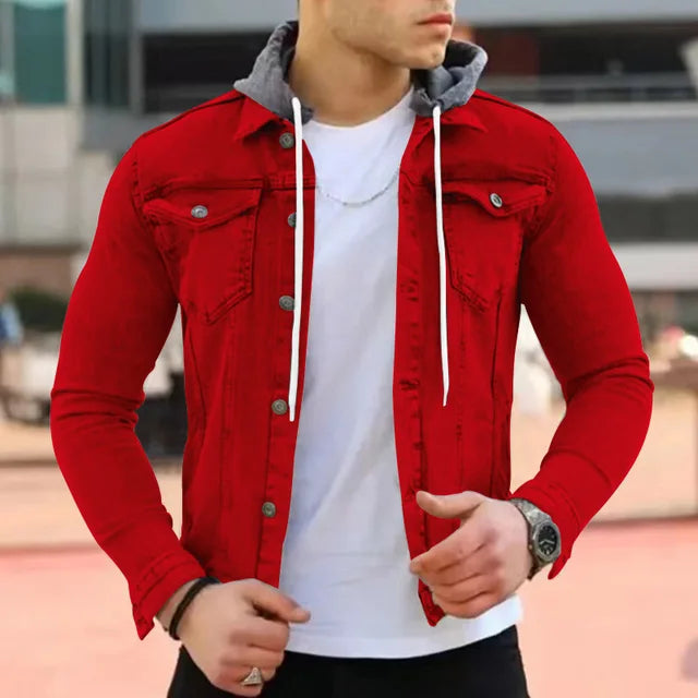 Giacca Jeans Uomo Casual Vestibilità Comoda - Vesarelli