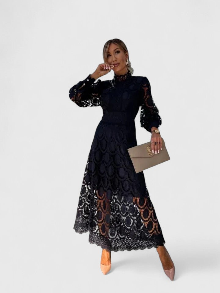 Abito Donna Elegante Vestibilità Sagomata Stile Deciso - Vesarelli