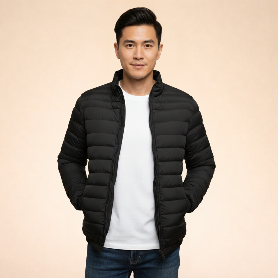 Piumino Uomo Leggero Imbottitura Morbida Slim Fit