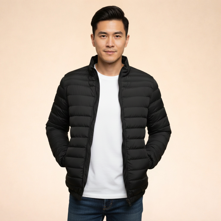 Piumino Uomo Leggero Imbottitura Morbida Slim Fit