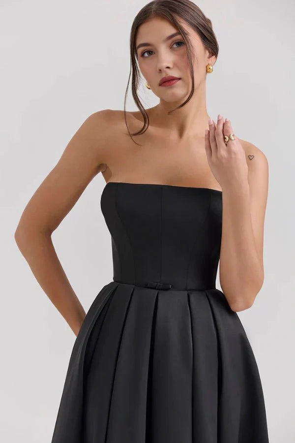 Abito Lungo Donna Stile Elegante Scivolato