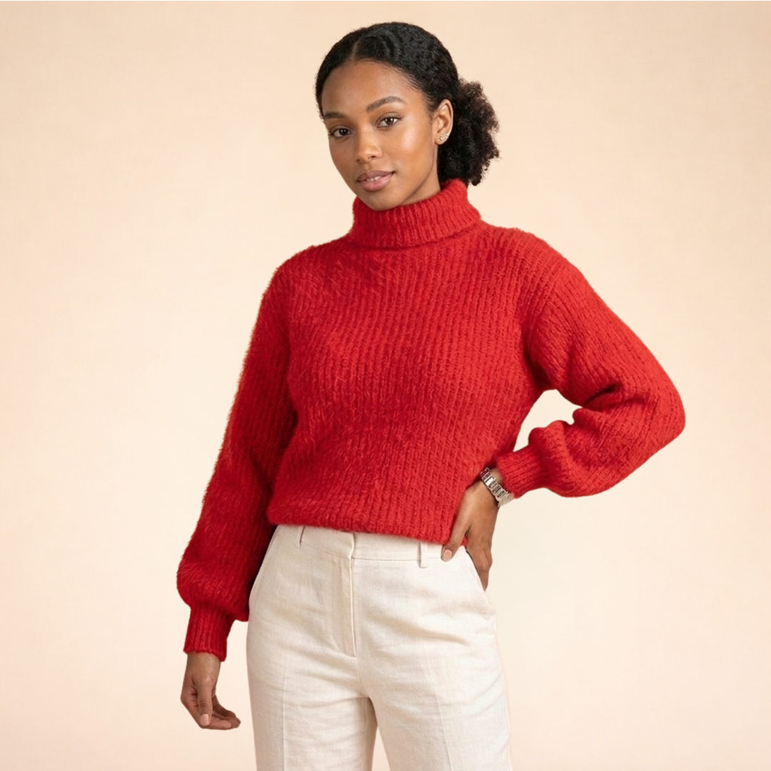 Maglione Donna Morbido Elegante Girocollo